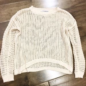 Cotton Emporium | Semi-Cropped Knit Sweater